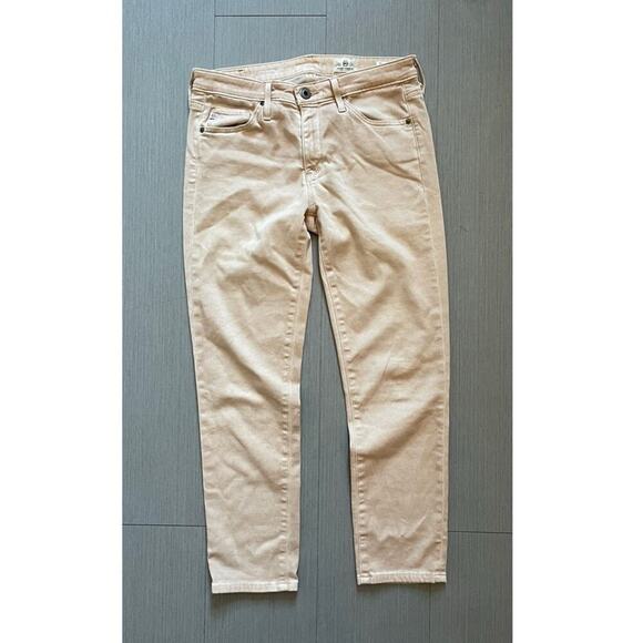 AG Adriano Goldschmied The Prima Crop in Sulfur Infinite Mauve - Picture 4 of 5